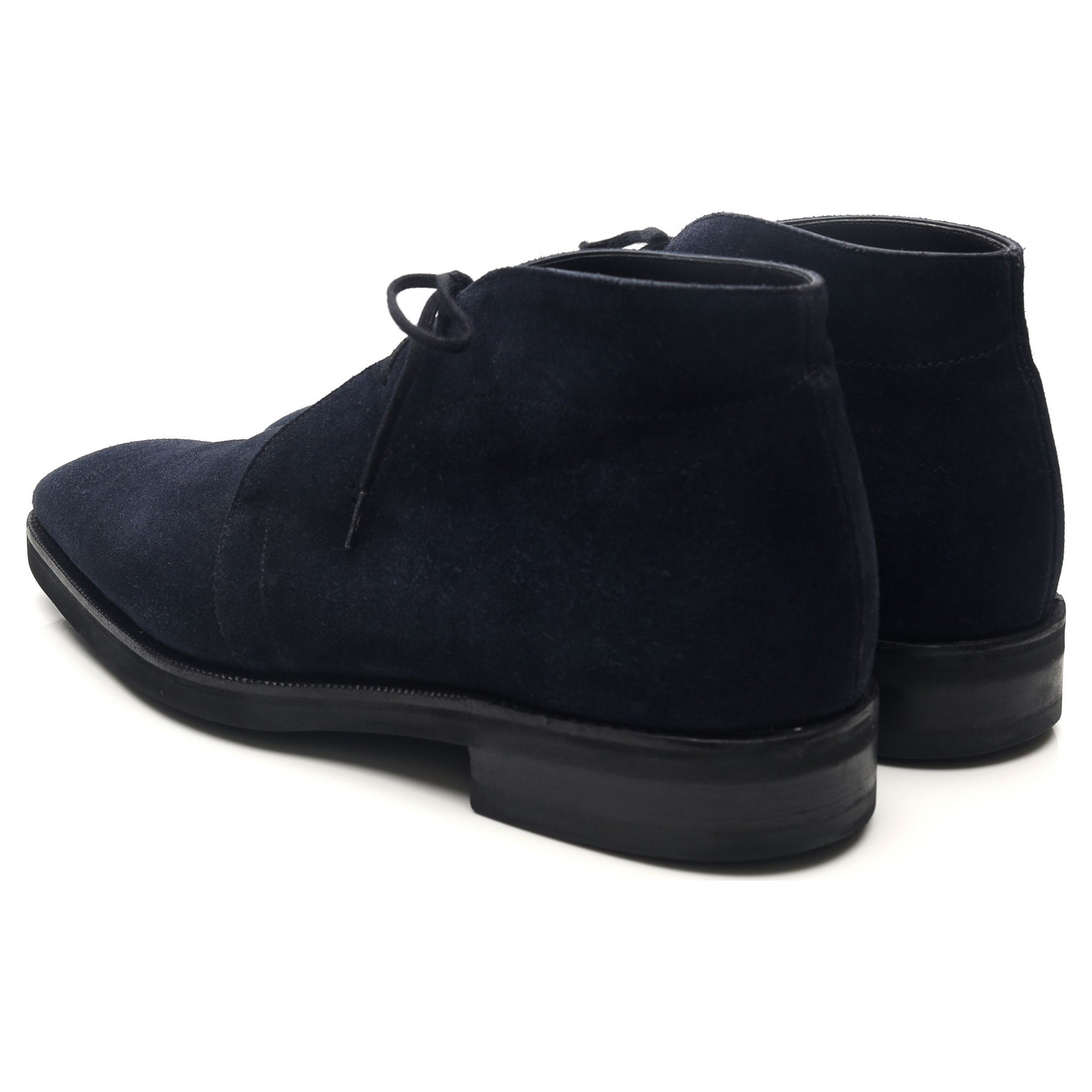 Norman Vilalta boots chukka suède bleu UK 8.5