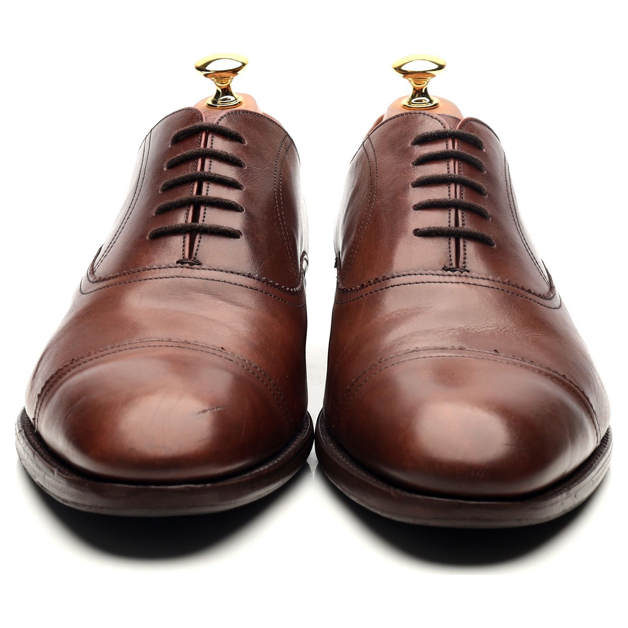 Barker Malvern richelieu cuir marron 10 UK
