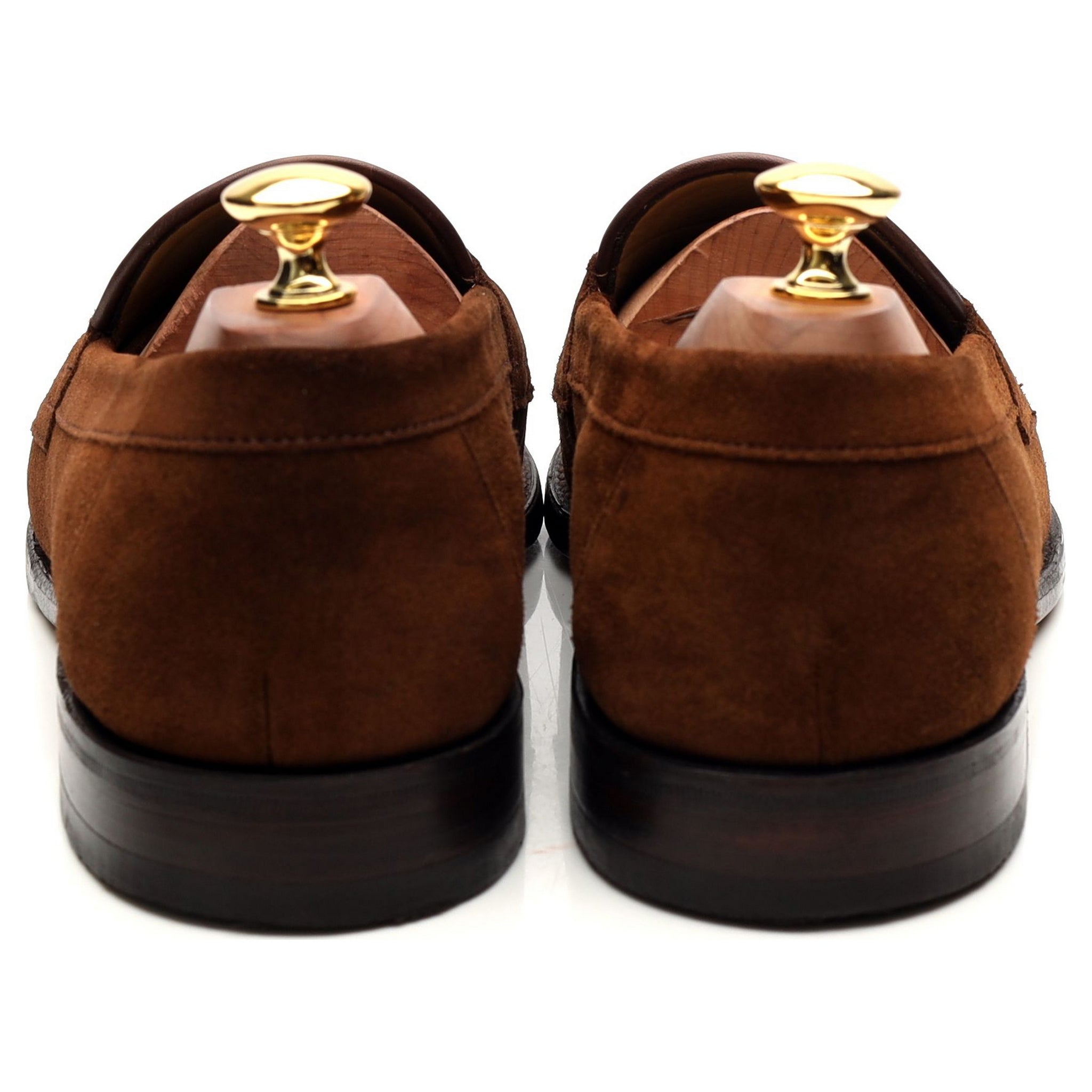 Loake Eton mocassins marron pointure UK 9 suède