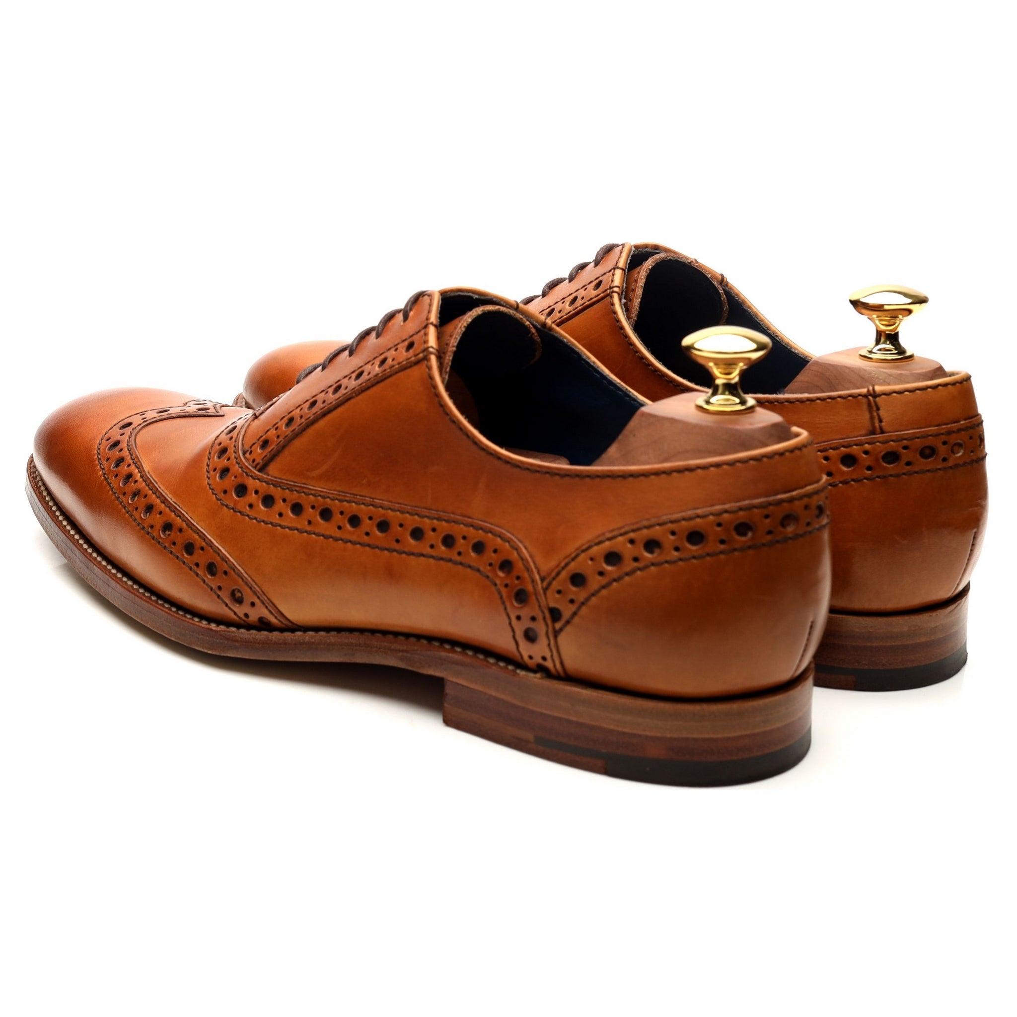Barker Grant Brogues cuir marron UK 9 F