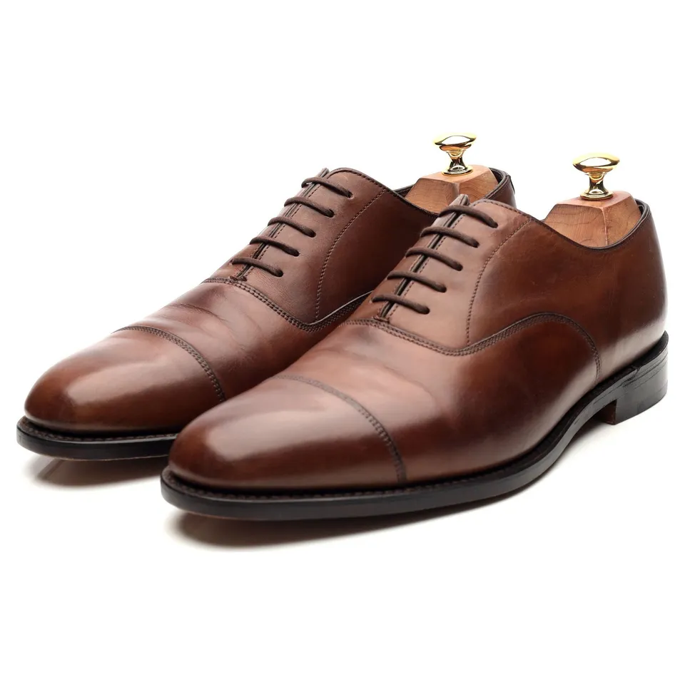 Loake 1880 Aldwych oxford cuir marron UK 9,5