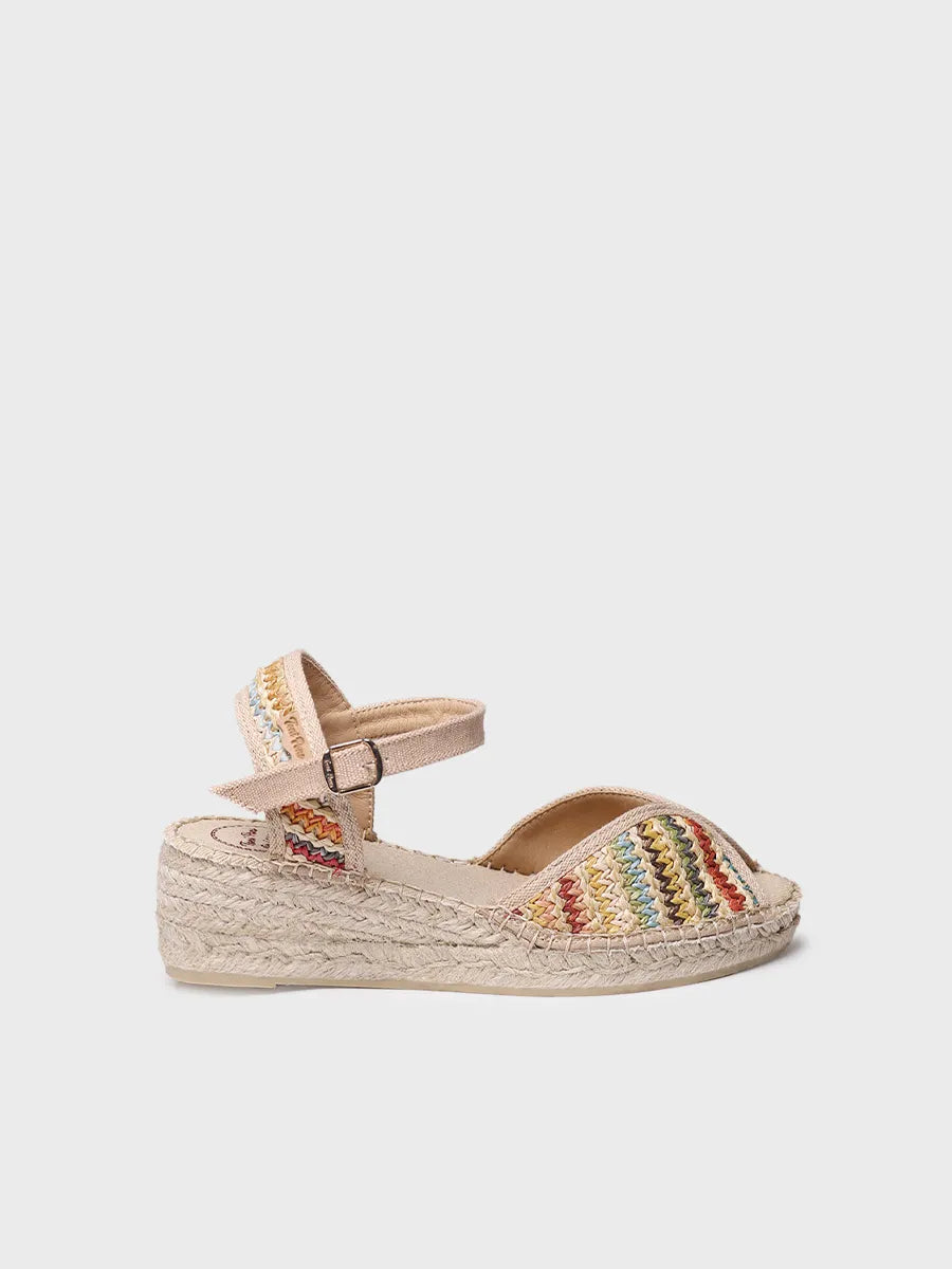 TONI PONS Bella-Ma espadrilles raphia multicolore