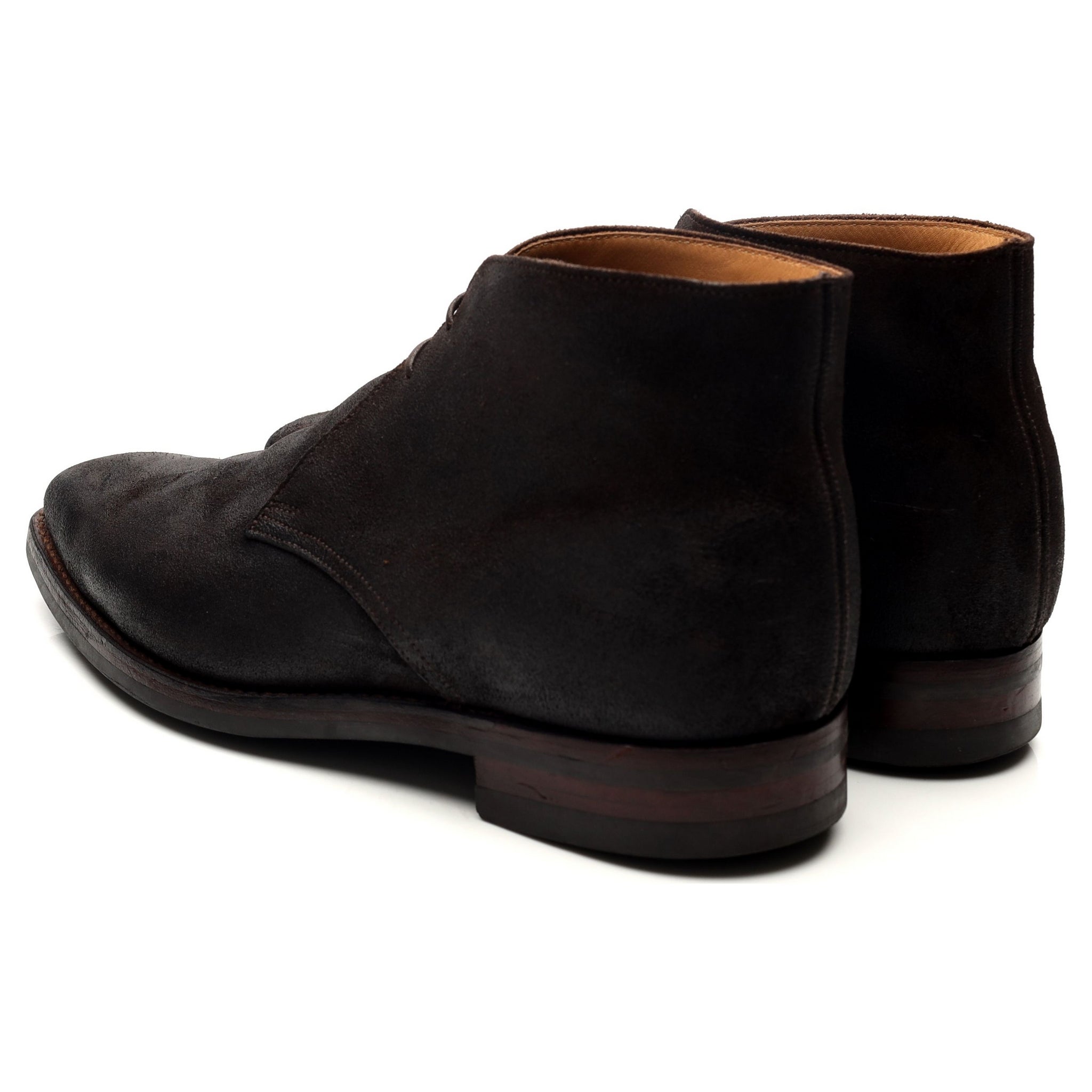 Crockett & Jones Tetbury bottes chukka daim marron UK 7