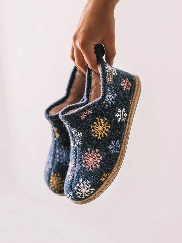 Toni Pons DUNA-CP chaussons femme feutre marine