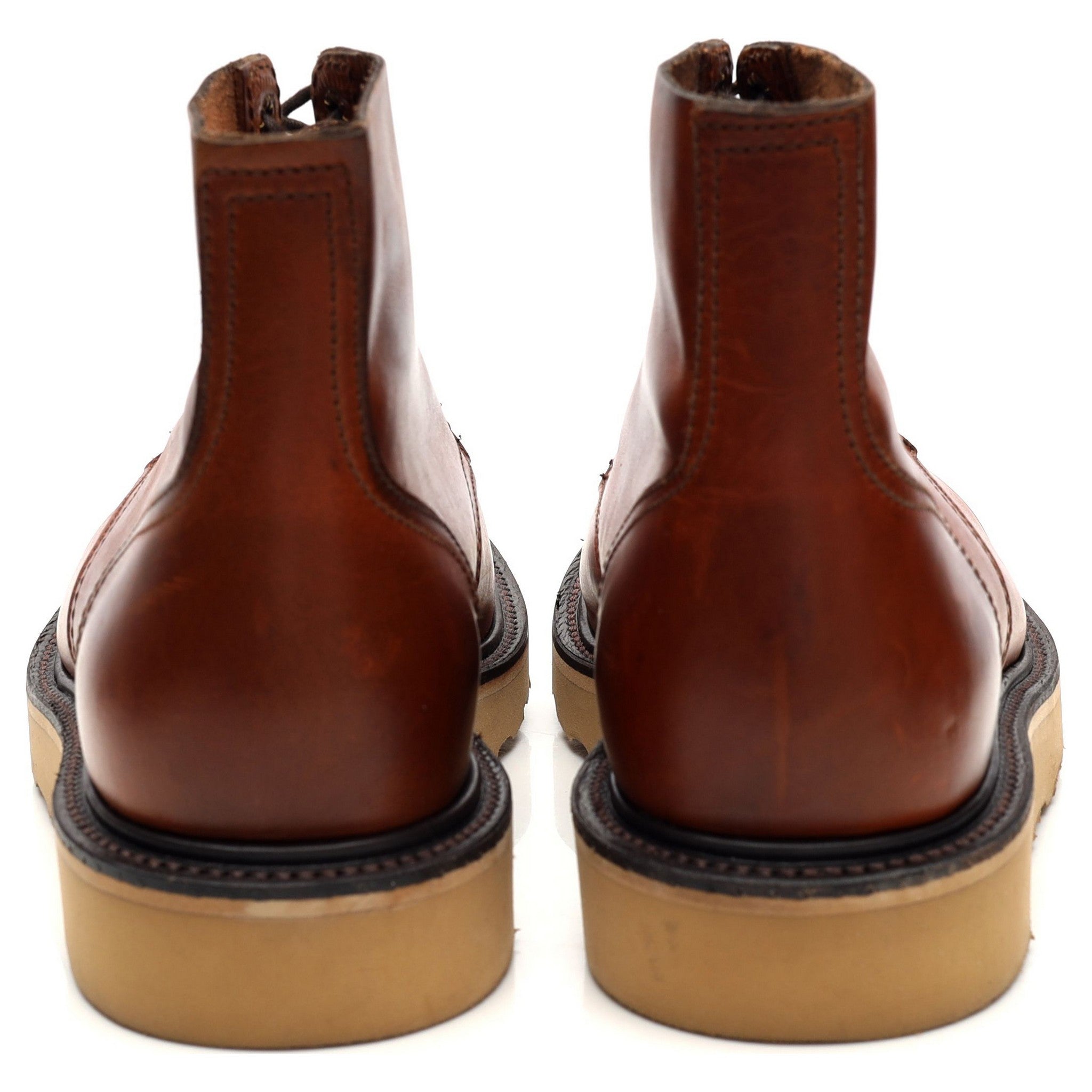 Sanders Harrison bottines derby cuir marron 6.5