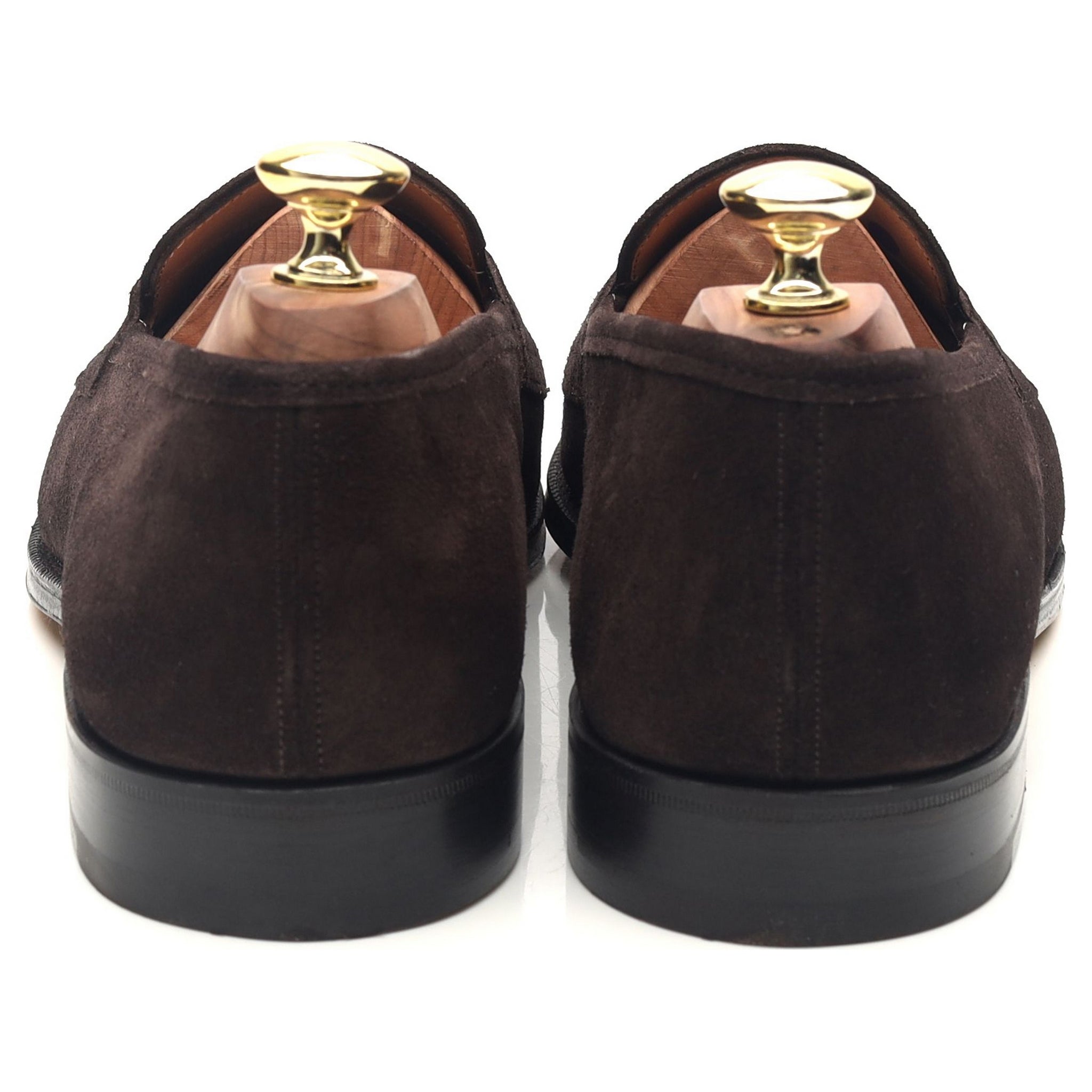 Cheaney Ebury mocassin daim marron foncé UK 7.5