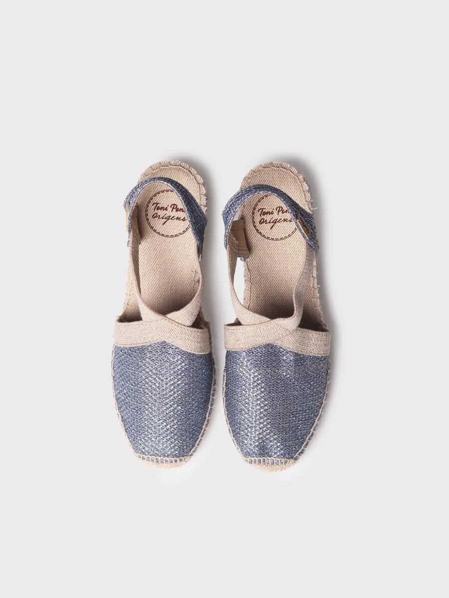 Toni Pons Triton espadrilles compensées brillantes vegan 6 cm
