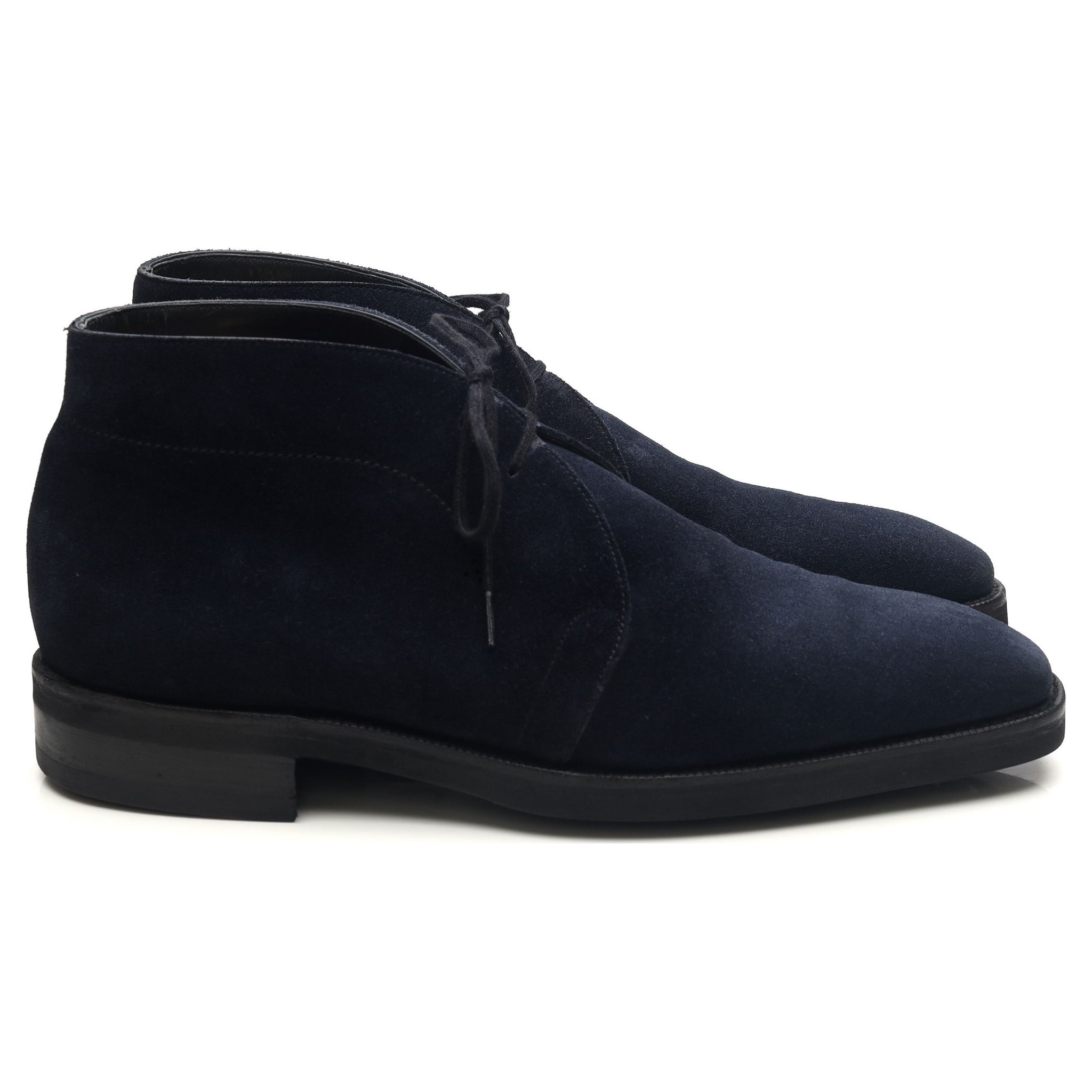 Norman Vilalta boots chukka suède bleu UK 8.5