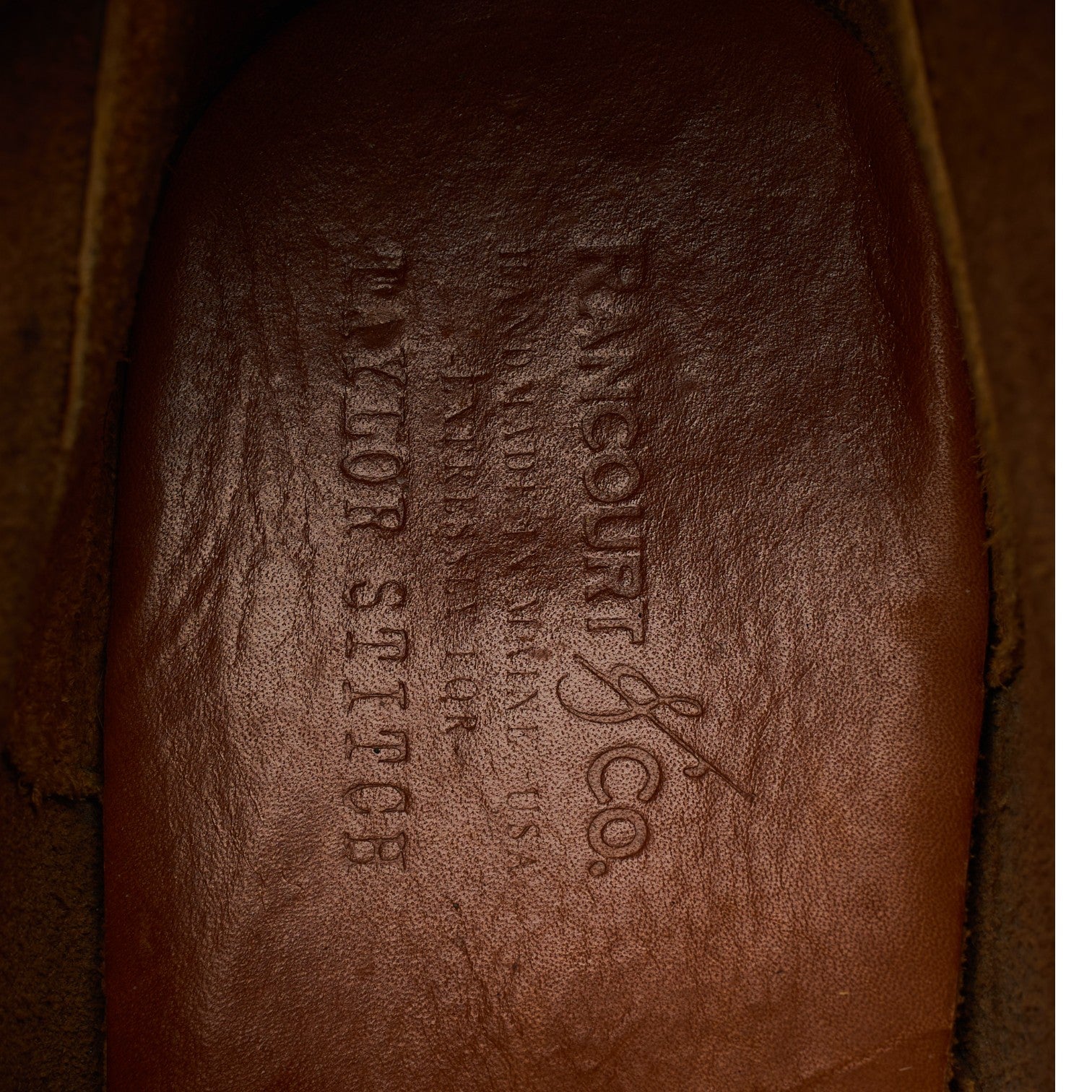 Rancourt Chukka boots cuir noir UK 7.5