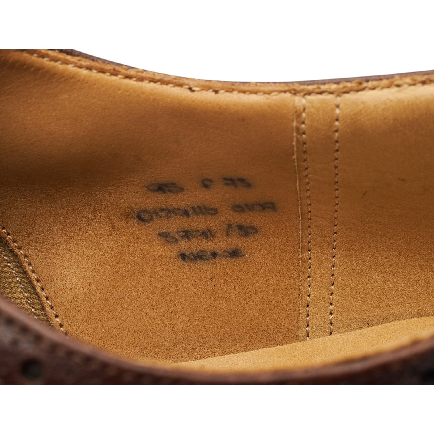 Church's Nene oxford brogues cuir marron 9.5 bout fleuri