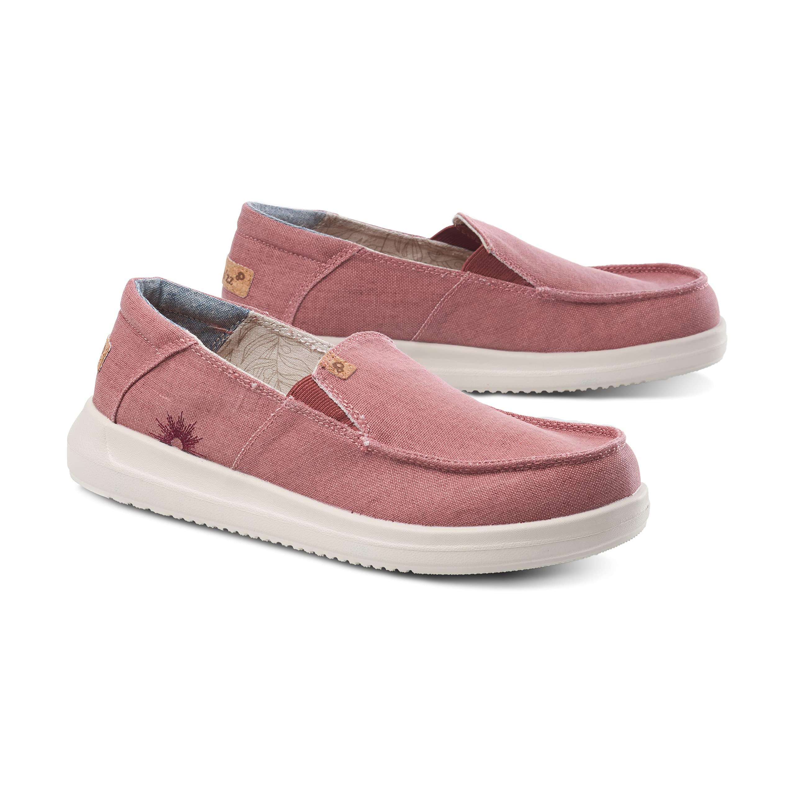 Schu'zz Manon Mocassin Femme Lin et Coton Respirant