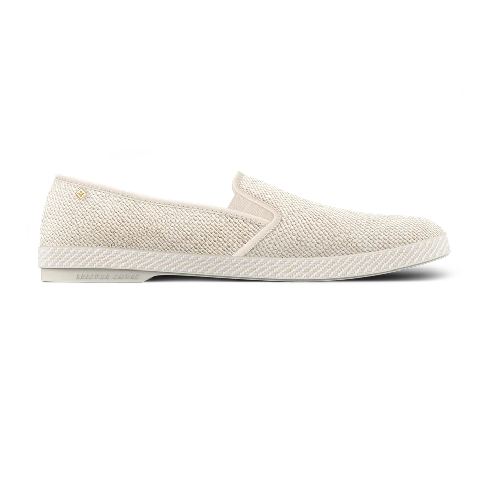 Rivieras Classic 1509 espadrille raphia ivoire