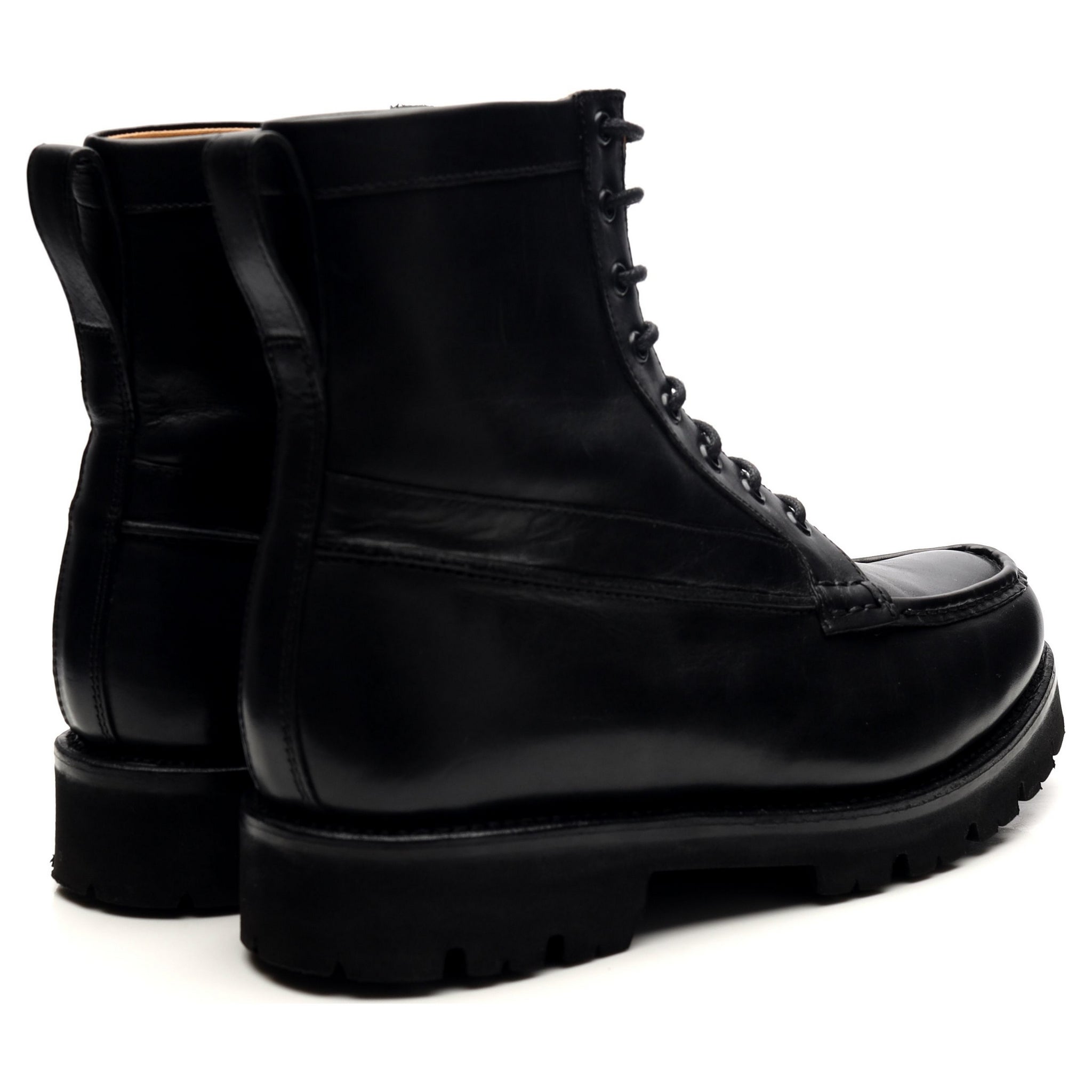 Grenson Gulliver Bottes Cuir Noir Semelle Gomme UK 6.5