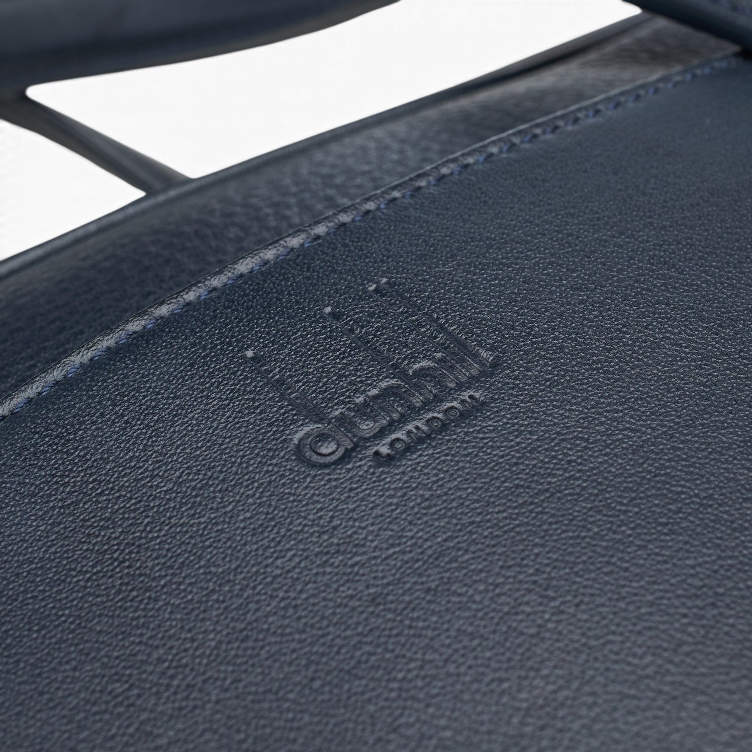Dunhill Hampstead porte-documents cuir bleu marine