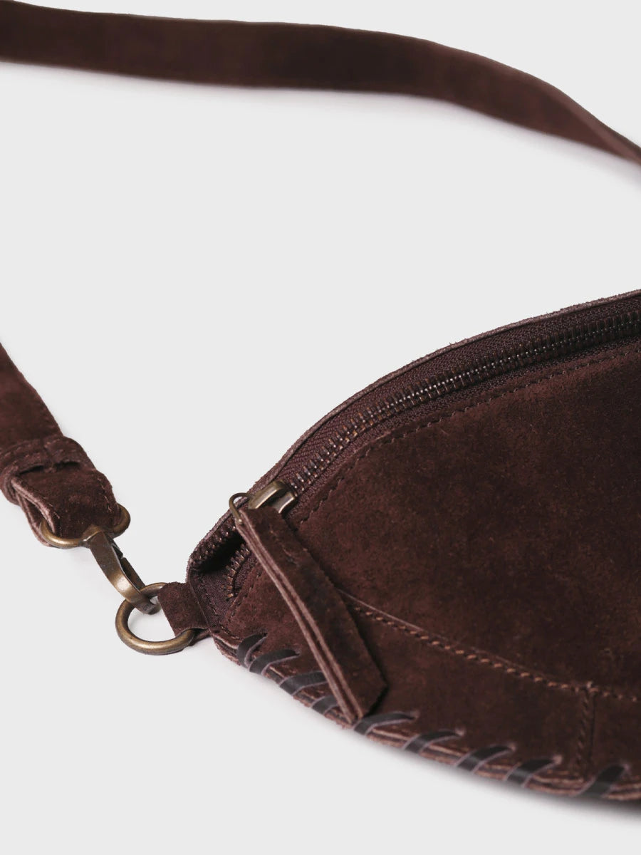Toni Pons Samy sac bandoulière femme daim naturel