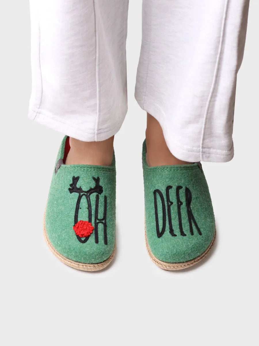 Toni Pons Deli-DR chaussons feutre motifs Noël