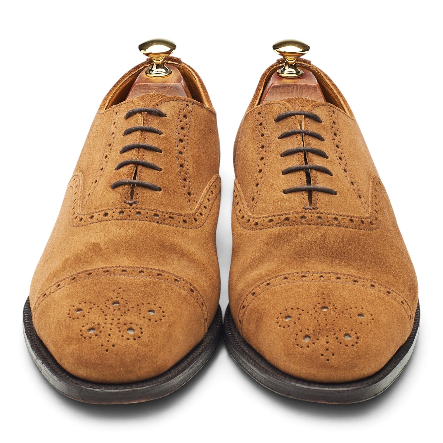 Sanders richelieu brogues suède sable pointure 9.5