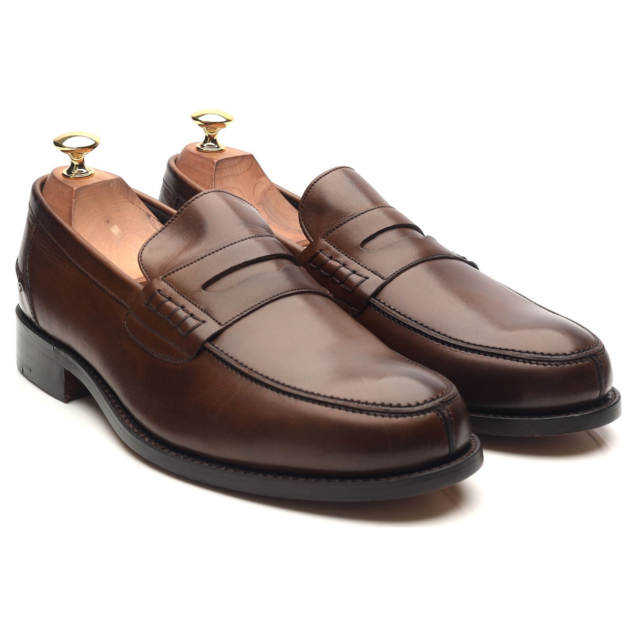 Barker mocassins cuir marron foncé pointure 9