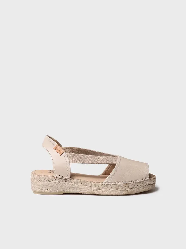 Toni Pons Tala espadrilles cuir compensées pied large