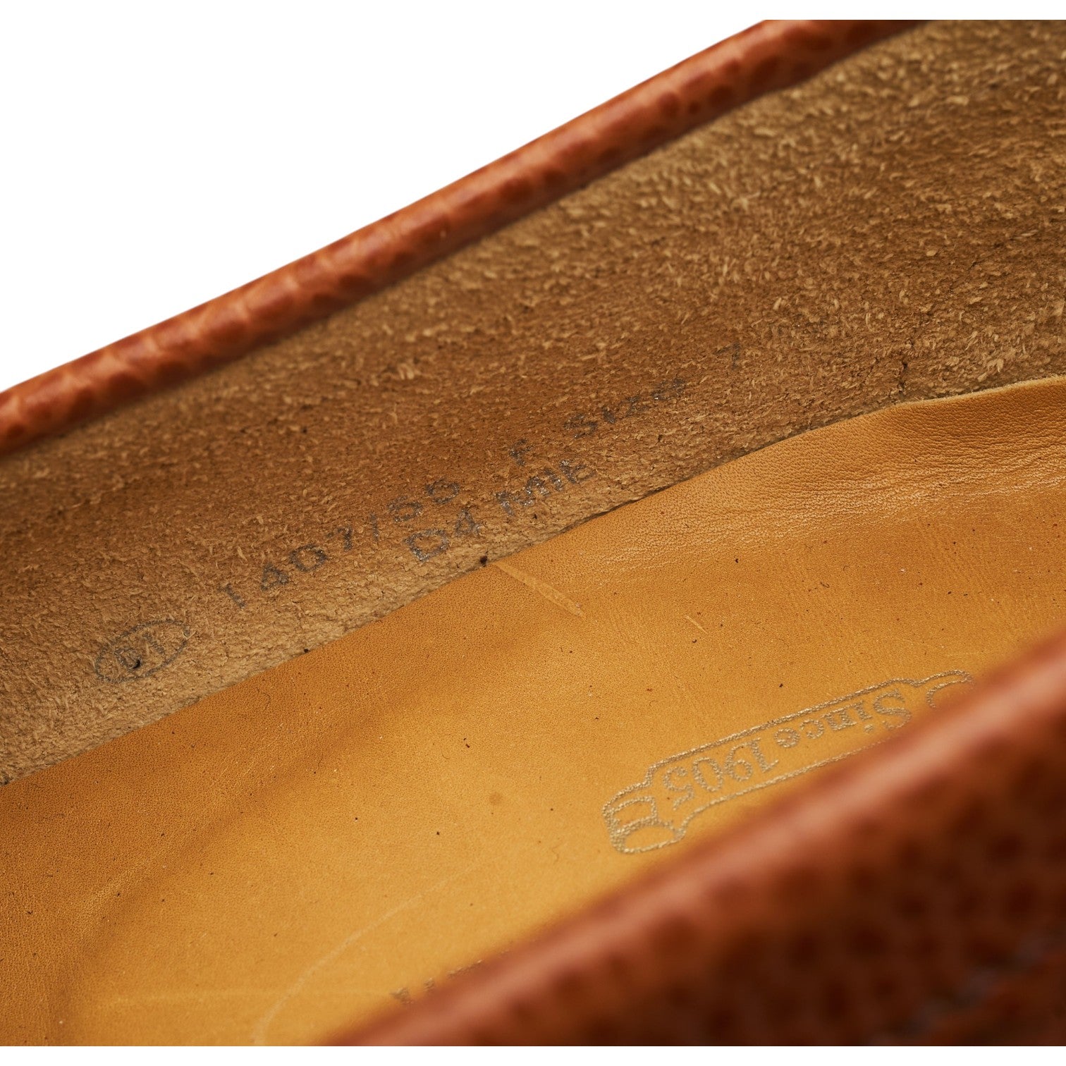 Mocassins Barker Arran cuir grainé marron UK 7.5