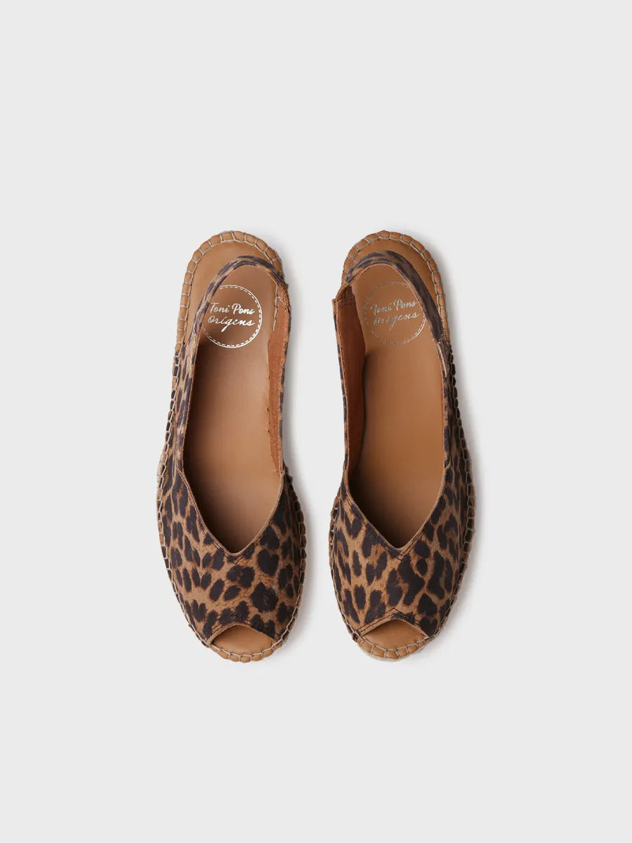 Toni Pons Bernia-P espadrilles compensées cuir rojo