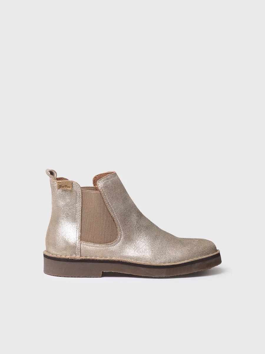 Toni Pons Isa-PL bottines femme cuir argenté