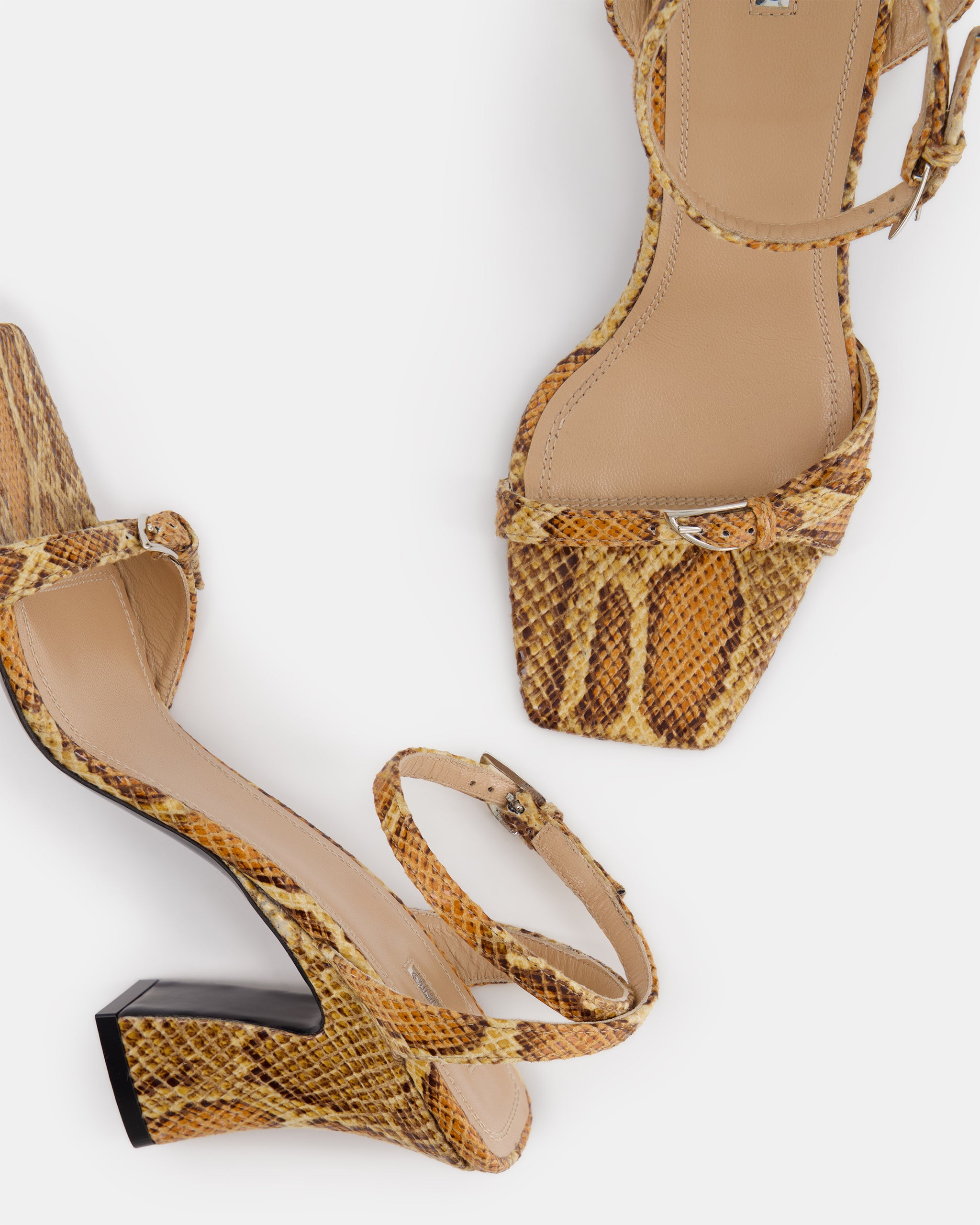 Nodaleto Nodstalgia Lily sandales python talon 9 cm