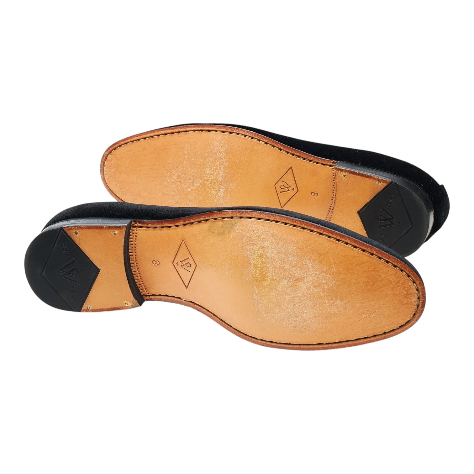 Wildsmith Model 88 mocassin velours noir UK 8