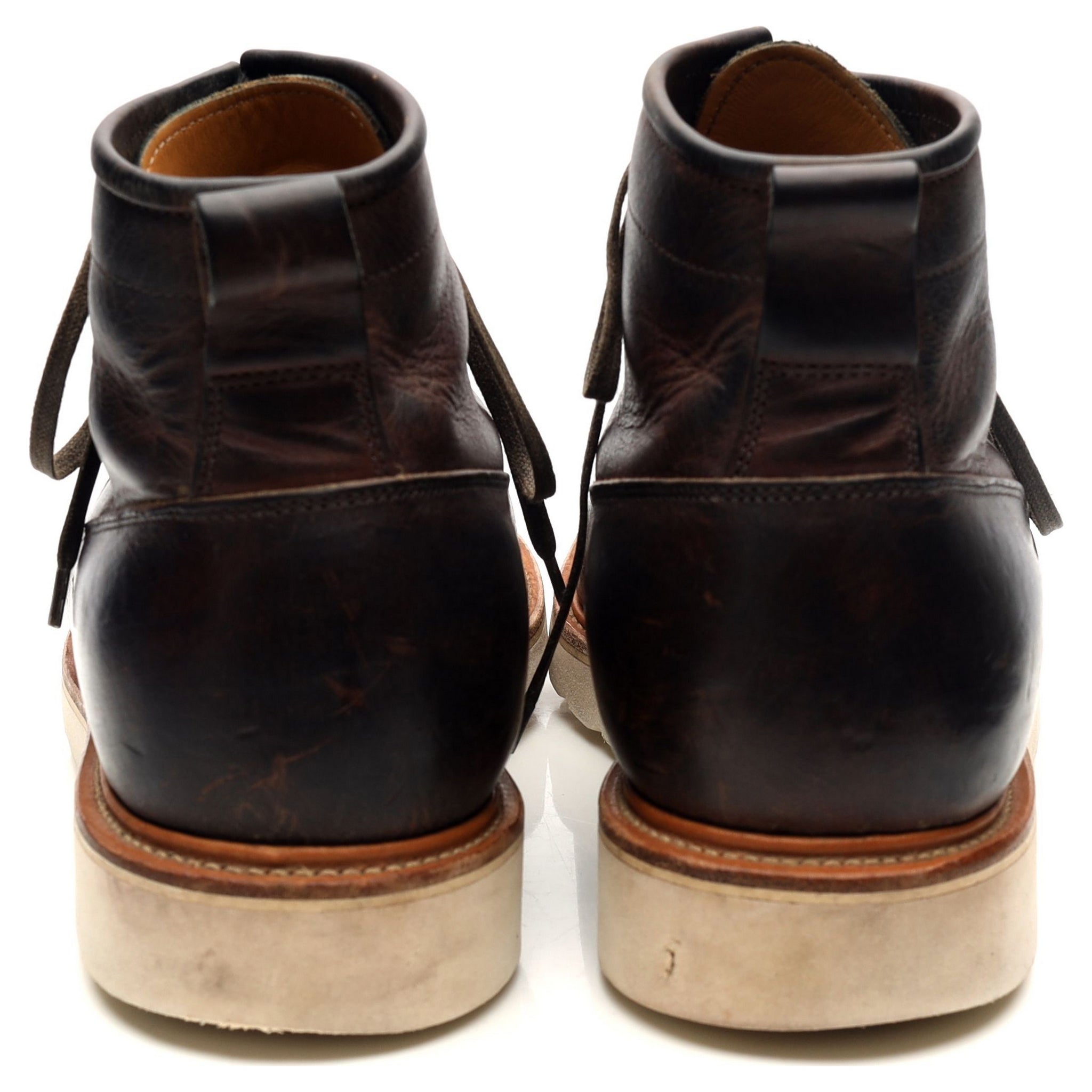 Viberg Service Boots cuir marron UK 10