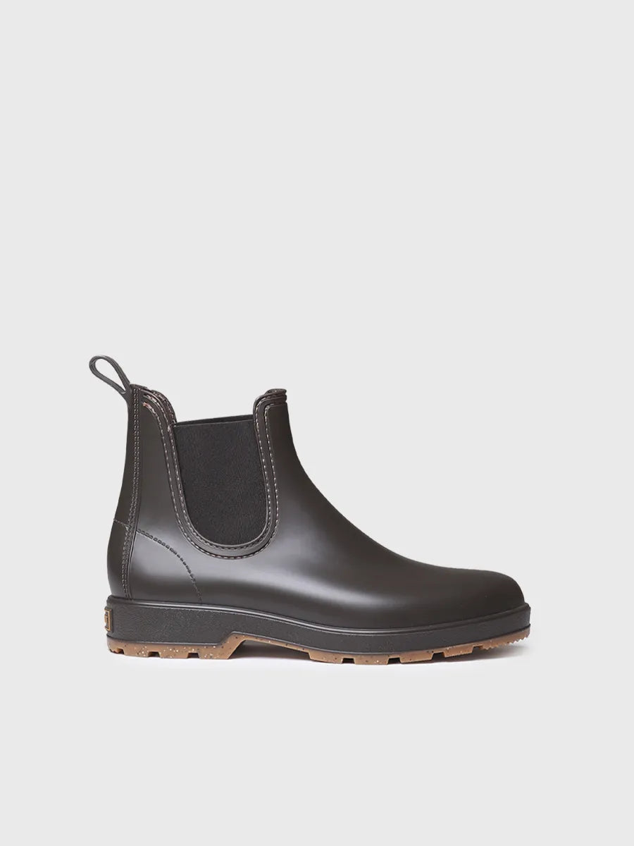 Toni Pons Burton bottes pluie homme caoutchouc marron