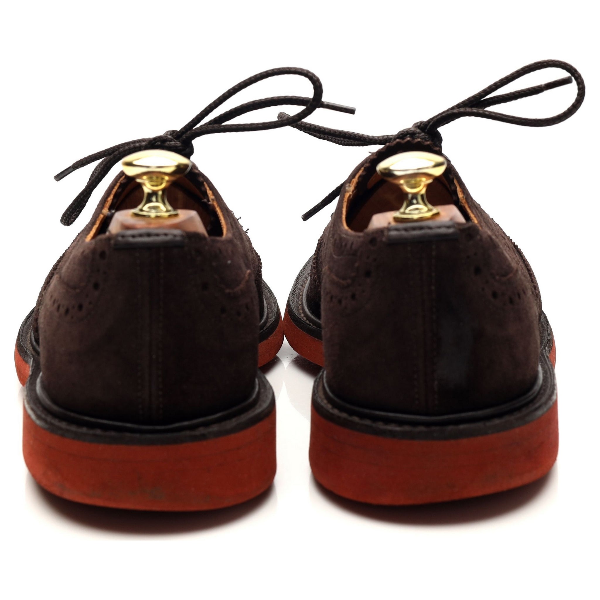Tricker's Bourton derbies brogues daim marron 7 UK
