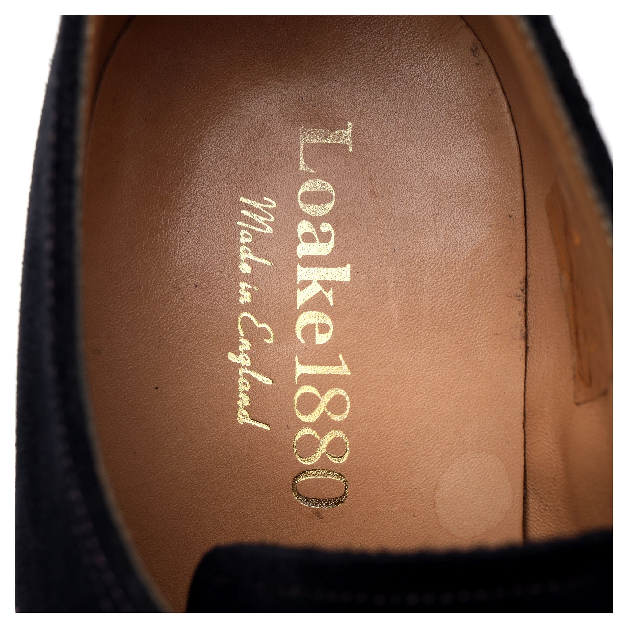 Loake 1880 Ealing derby suède bleu UK 7