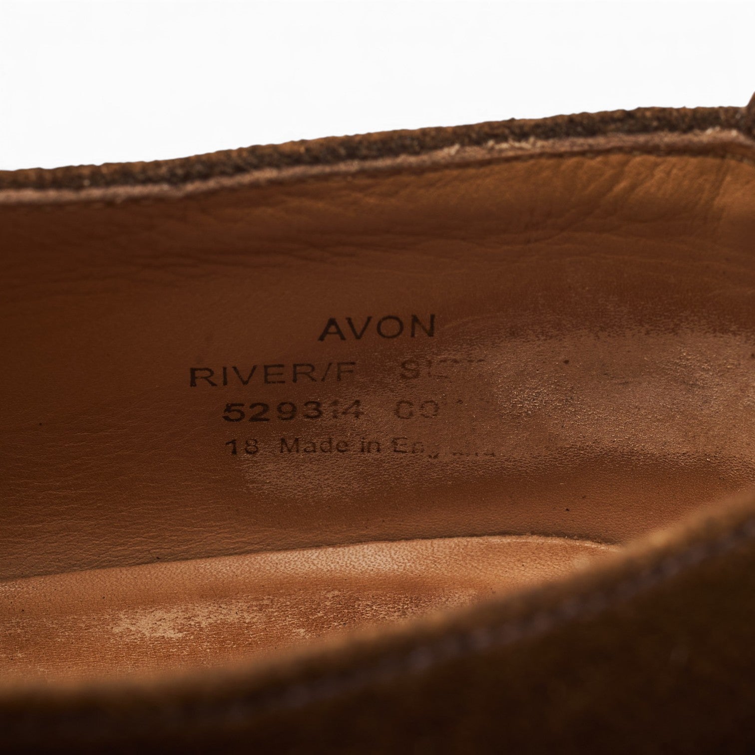 Loake 1880 Avon derby daim marron UK 8.5