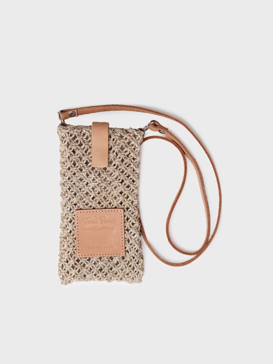 Toni Pons Gineth pochette téléphone jute vegan