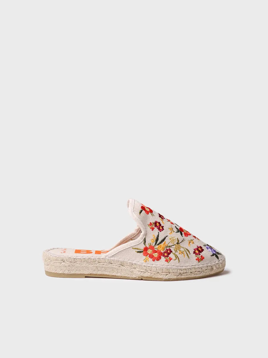 Toni Pons Culip espadrille brodée toile jute