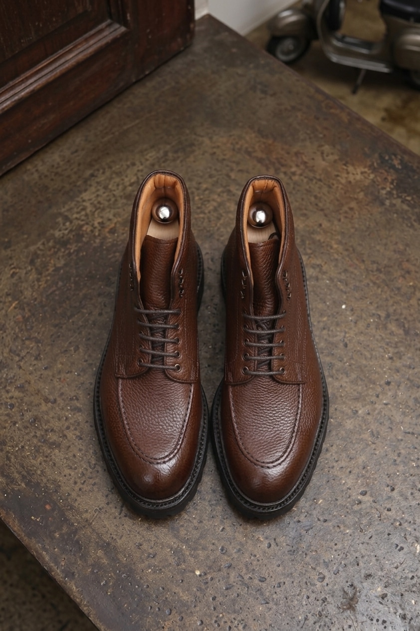 Malfroid Defender Highland bottine cuir grainé