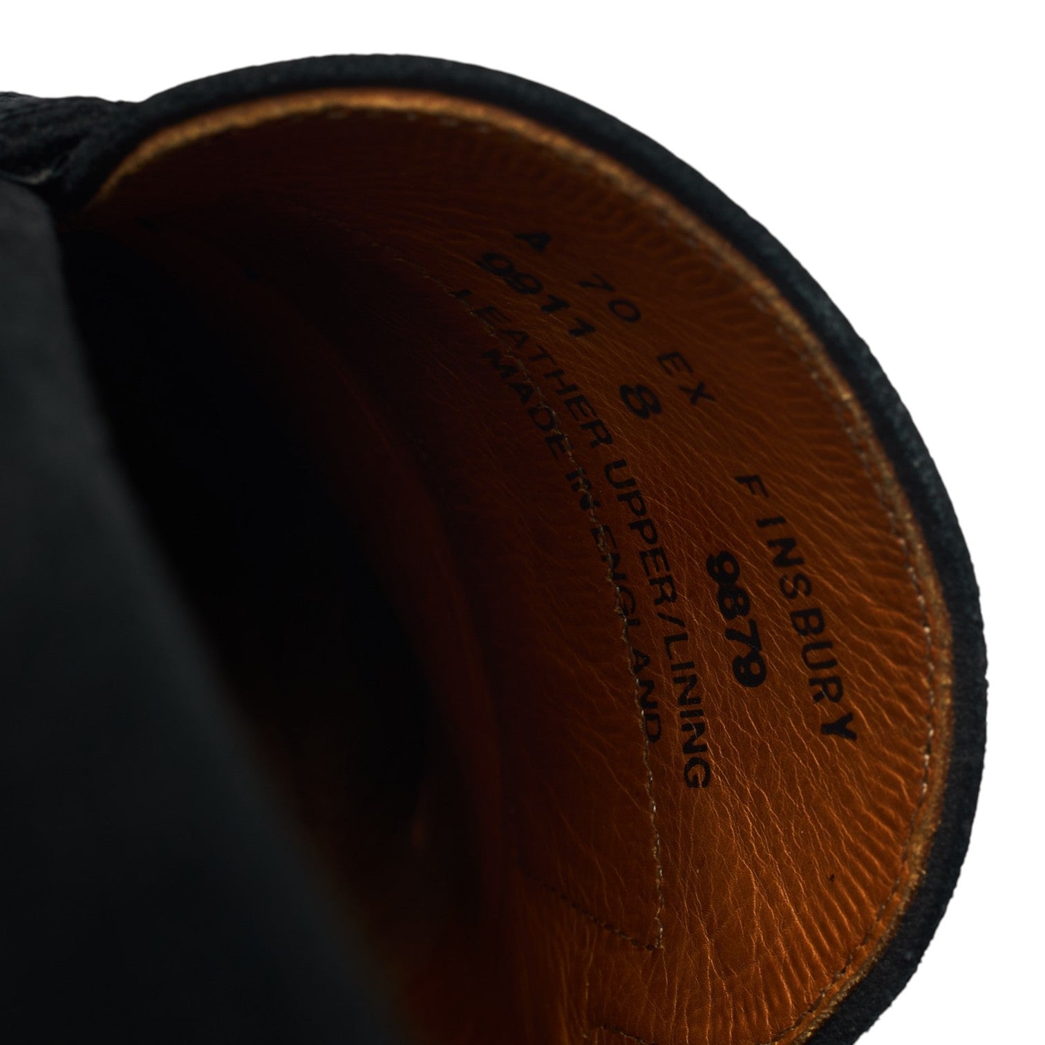 Alfred Sargent Finsbury mocassin daim noir pointure 8