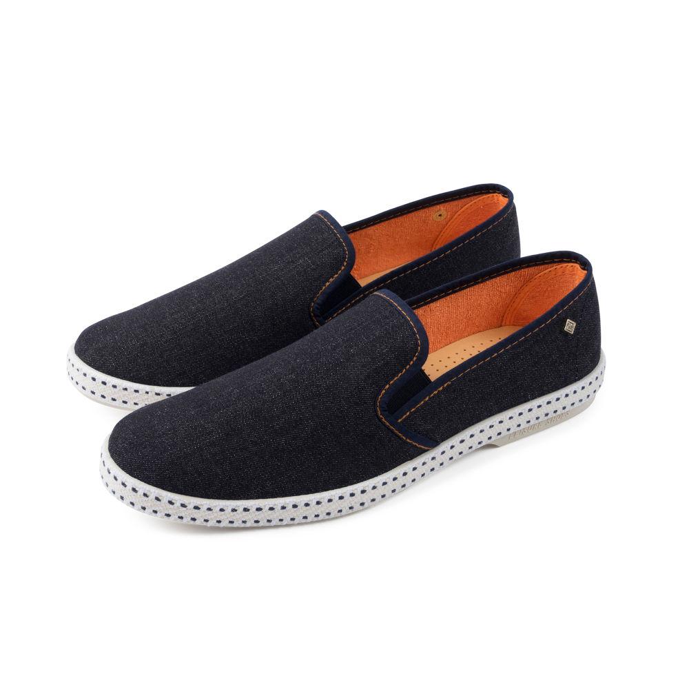 Rivieras Classic Jean Dark espadrilles denim bleu