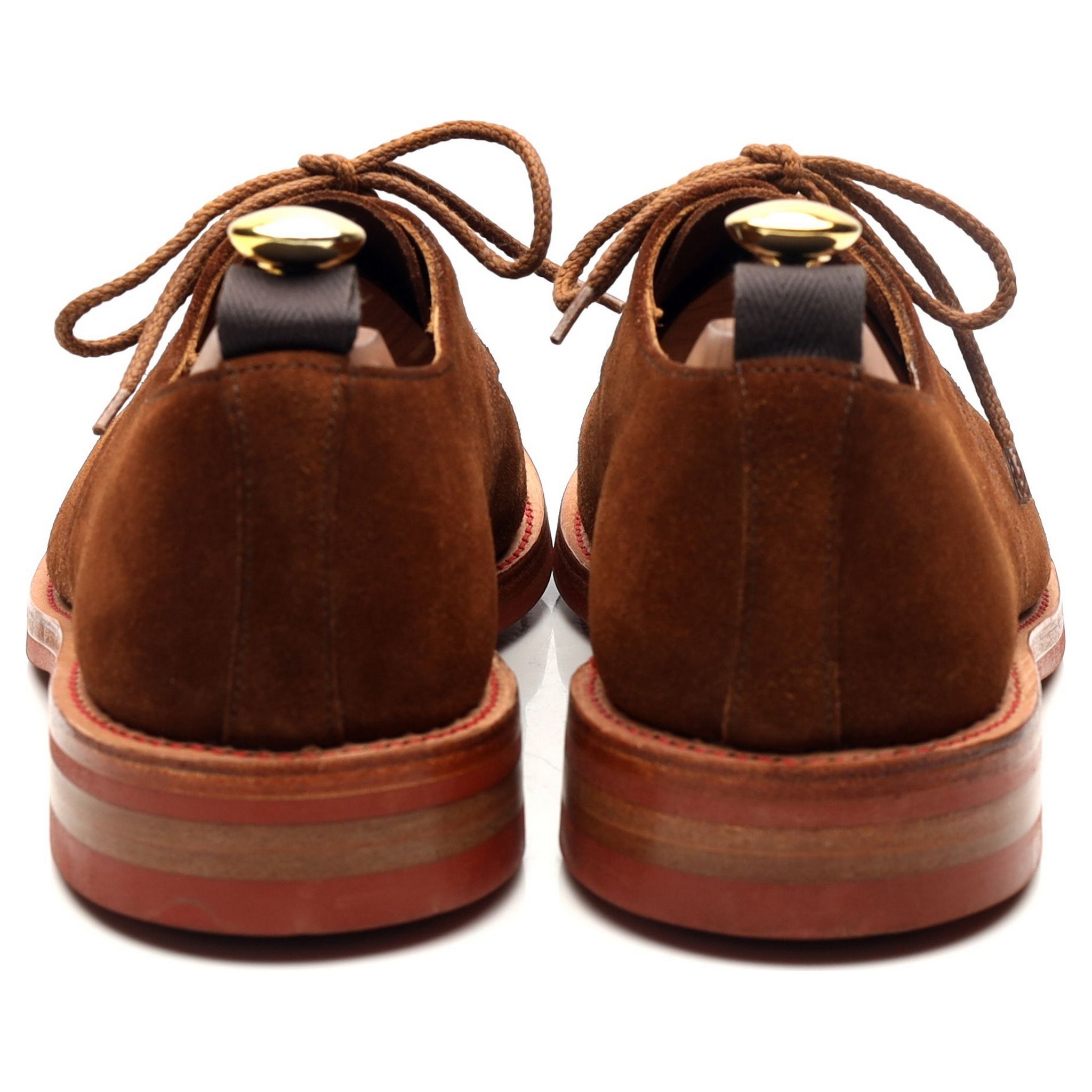 Tricker's 7840 derby daim marron pointure UK 8