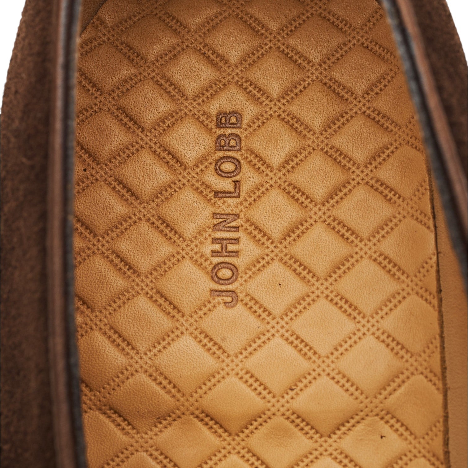 John Lobb Edmond mocassins daim marron 6,5