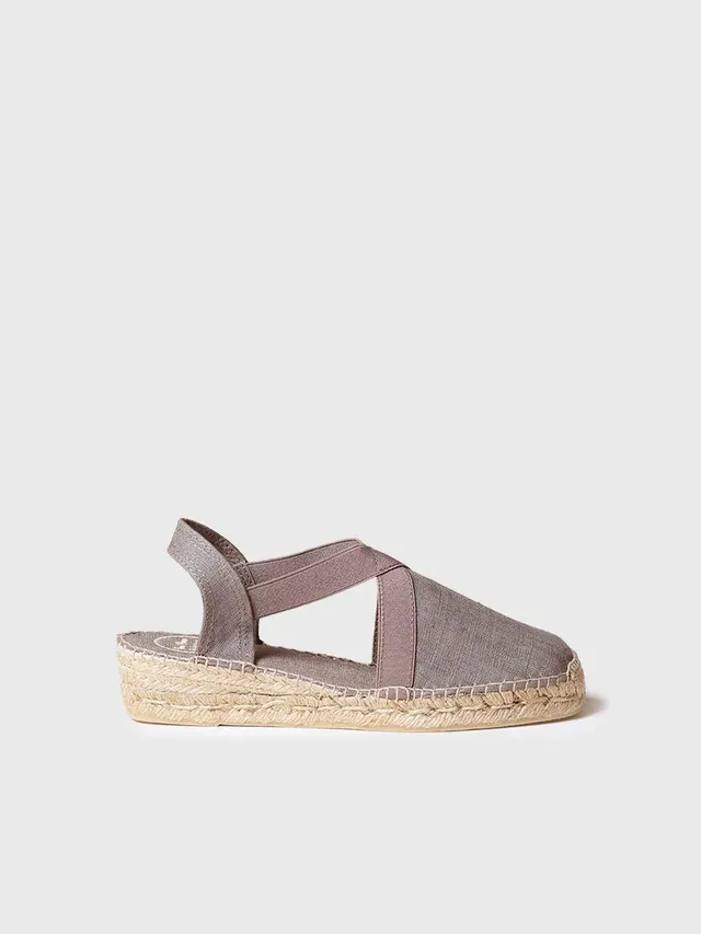 Toni Pons Verona espadrilles vegan femme taupe
