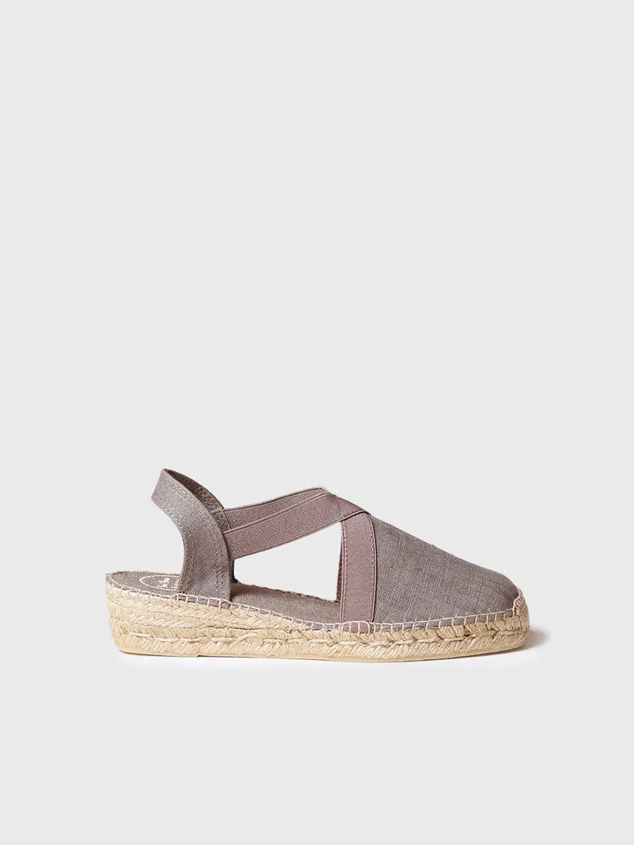 Toni Pons Verona espadrilles vegan femme taupe