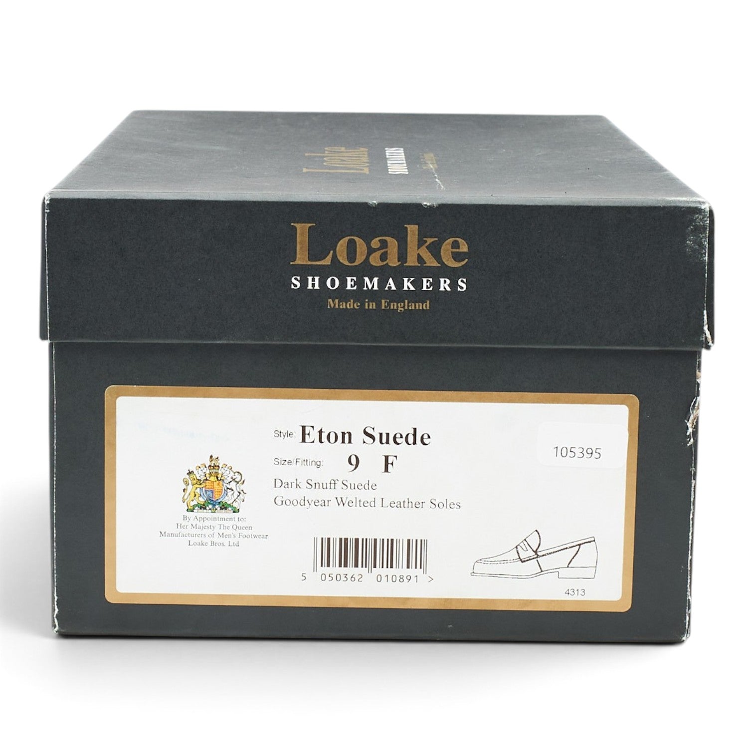 Loake Eton mocassins daim marron UK 9