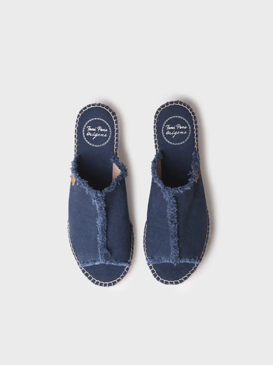 Toni Pons Itaca espadrille compensée marine