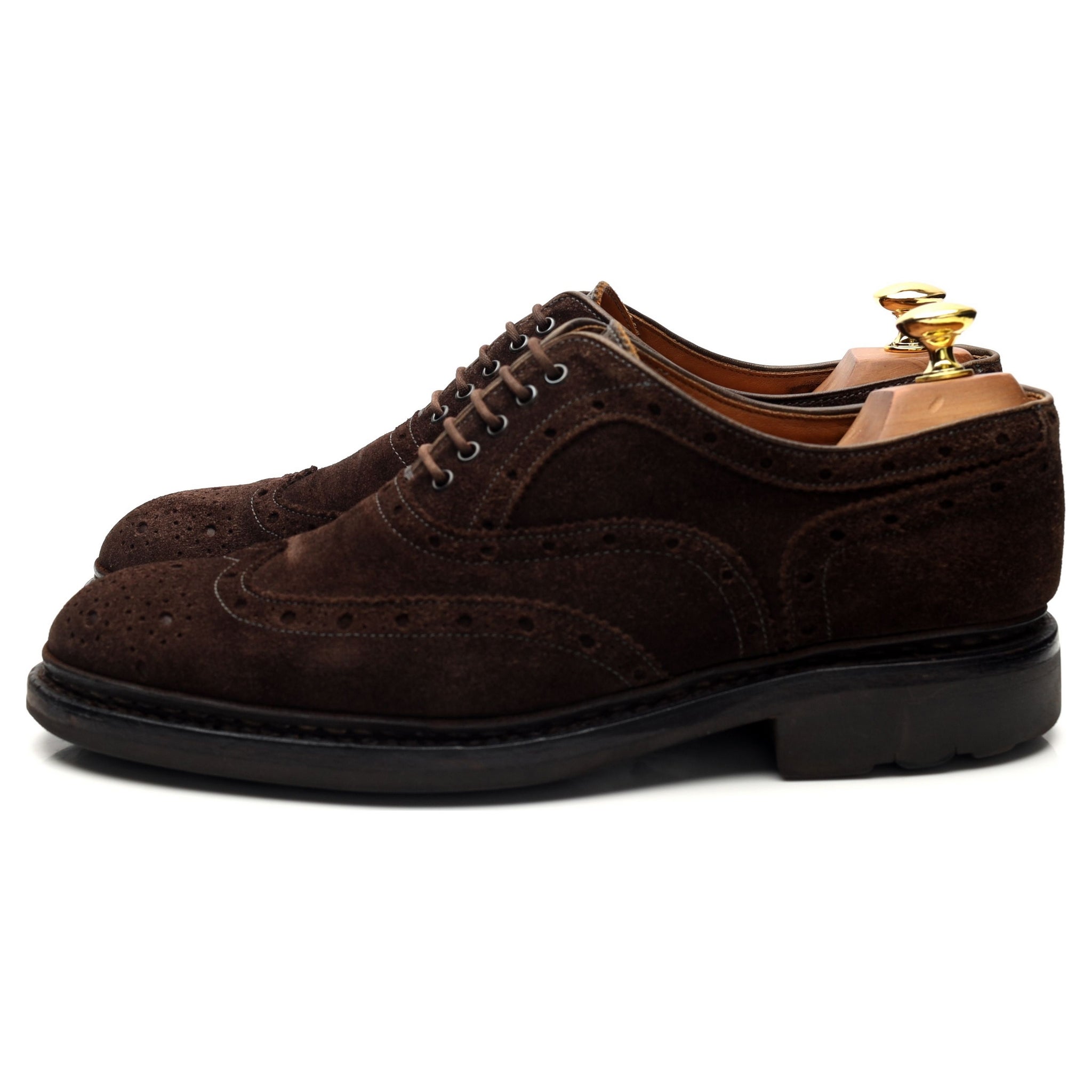 Heschung Owen oxford brogues daim marron pointure 7 UK