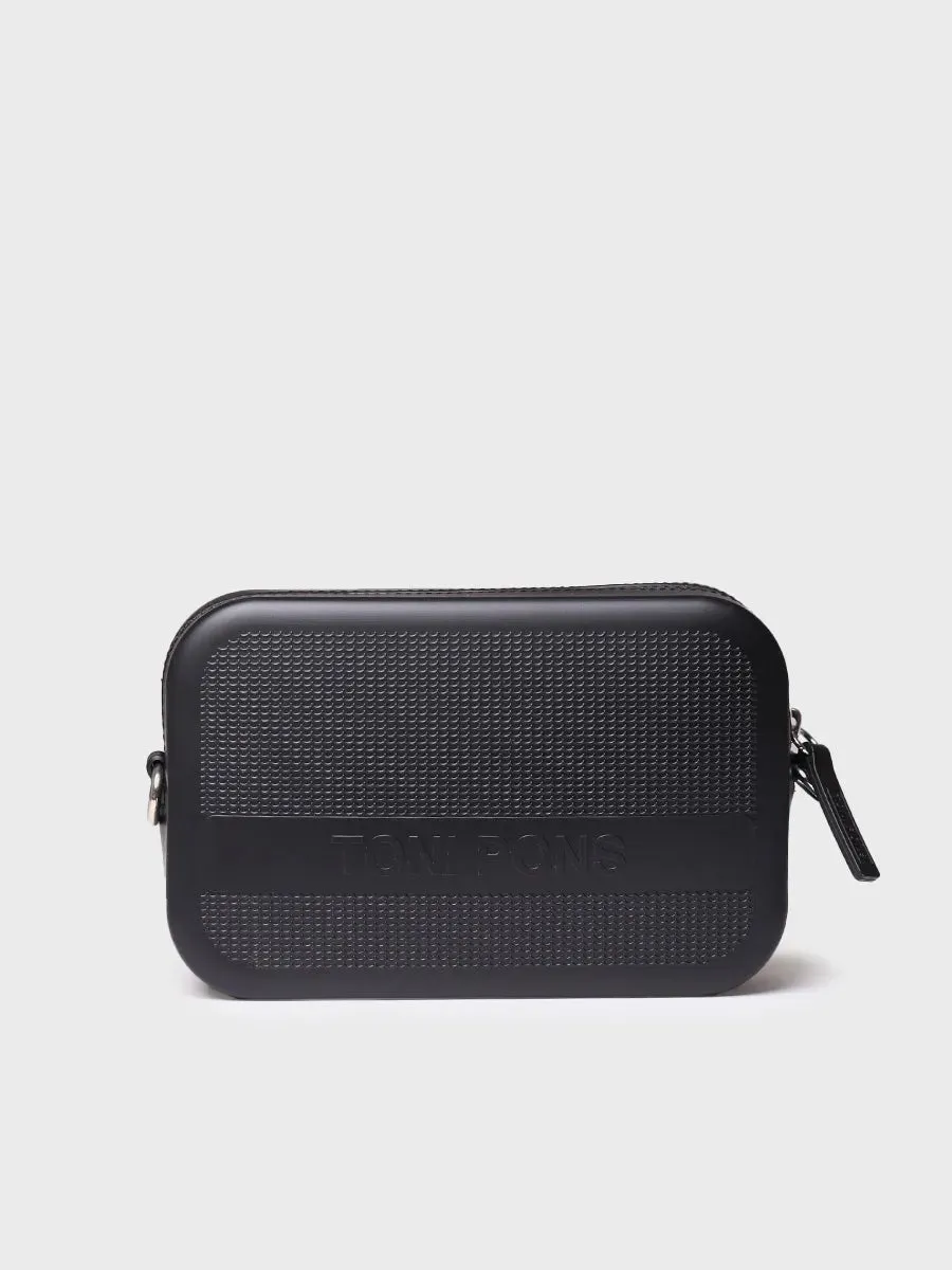 Toni Pons Ginger sac bandoulière caoutchouc noir
