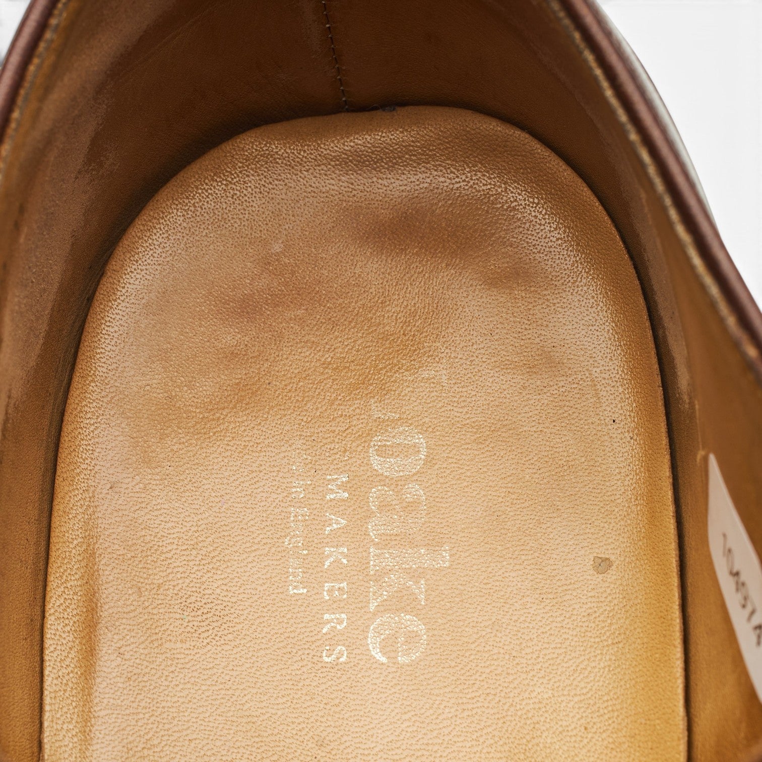 Loake Epsom II derby cuir ciré marron UK 9.5