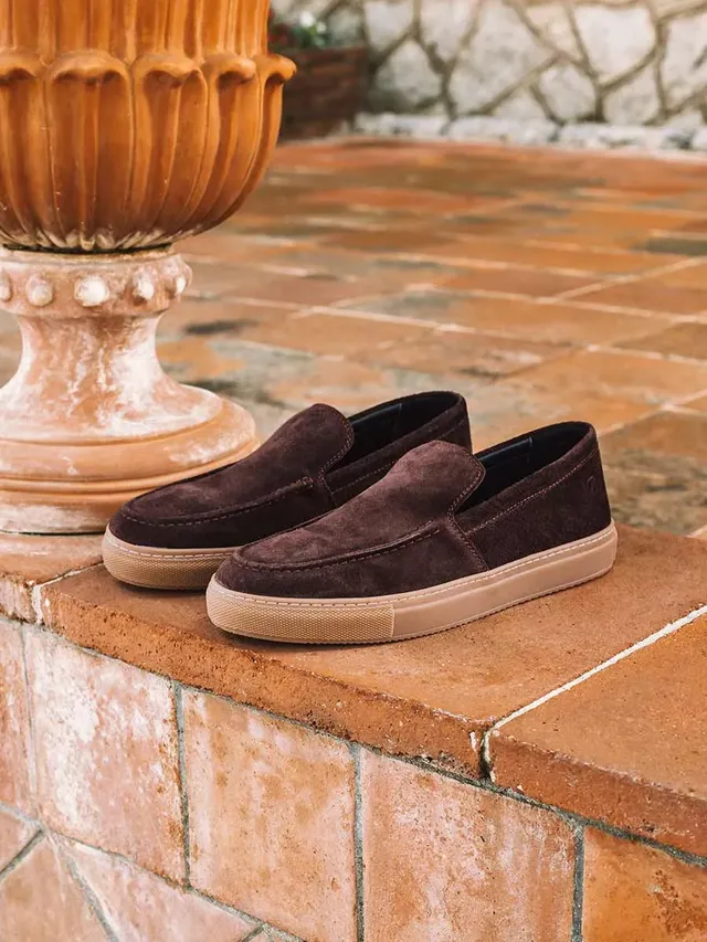 Toni Pons Joan mocassins daim confort homme
