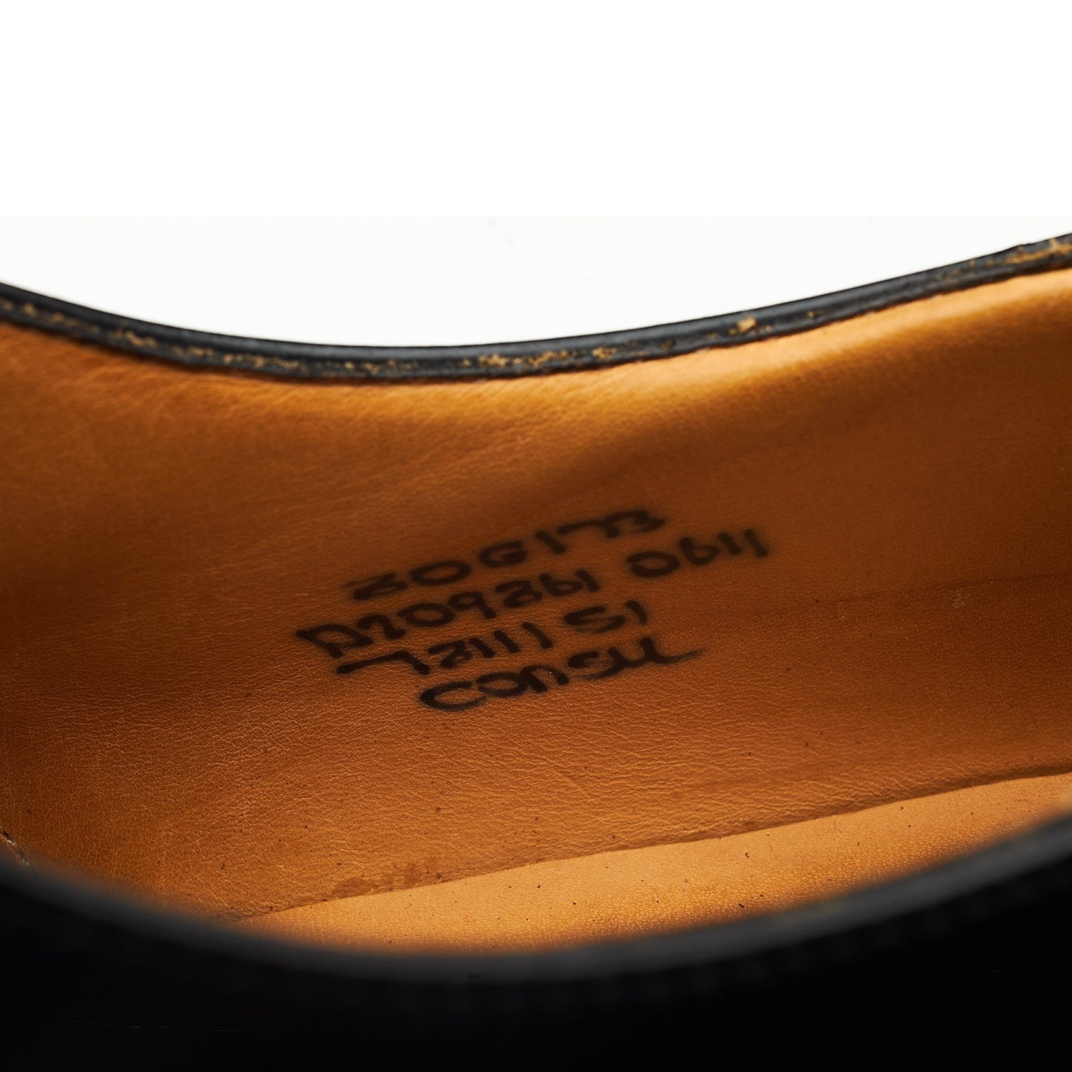 Church's Consul Oxford cuir noir largeur G UK 8
