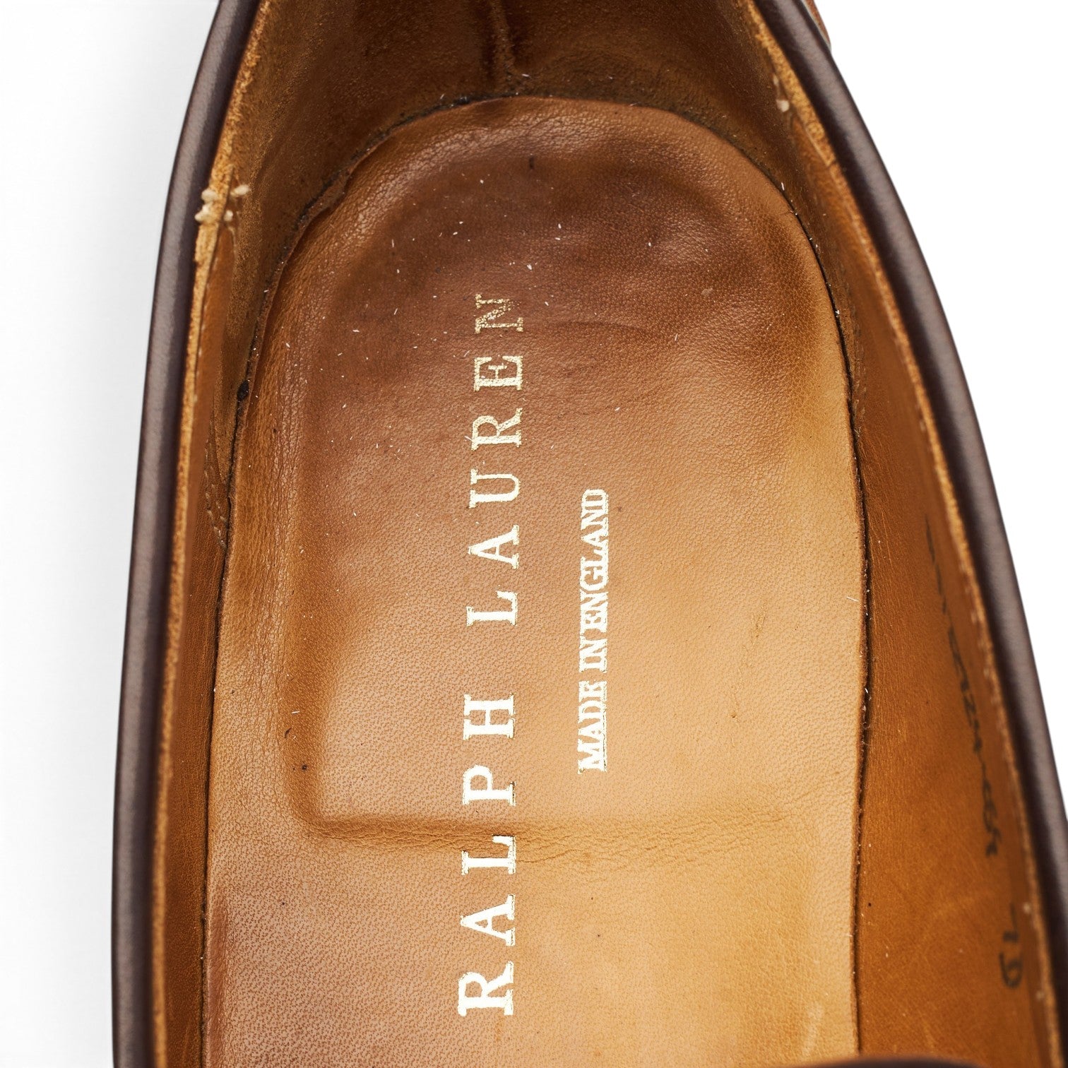 Ralph Lauren Marlow mocassins homme cordovan marron UK 8